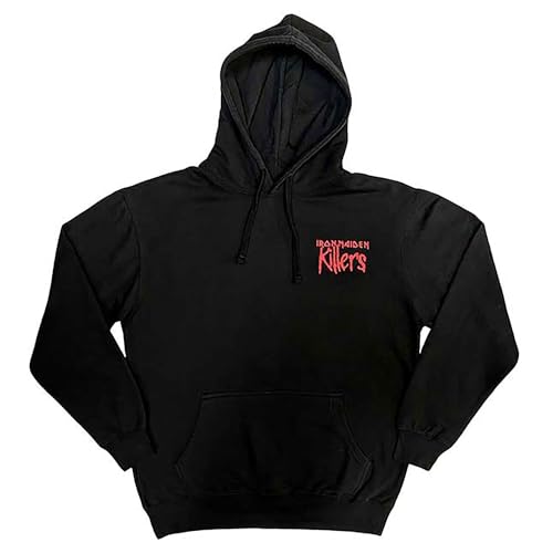 Rock Off officially licensed products Iron Maiden Killers Eddie Pullover Hoodie L Black