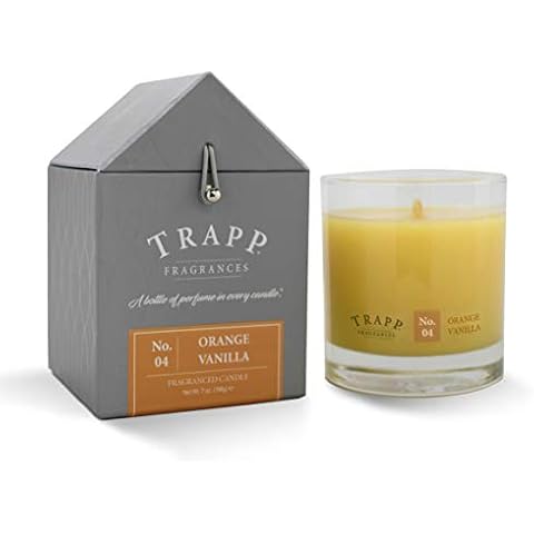 Trapp Signature Home Collection No. 4 Orange Vanilla Poured Scented Candle, 7 Ounce Cover