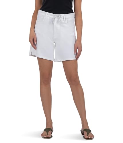 KUT from the Kloth Womens Holly High-Rise Shorts Basic Hem Optic