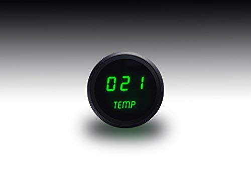 Intellitronix Digital Water Temperature Gauge M9113G Green LED Display
