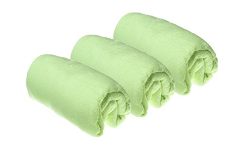 Easy Dort - Juego de 3 fundas para cambiador de pañales (algodón, 50 x 70/80 cm), color verde