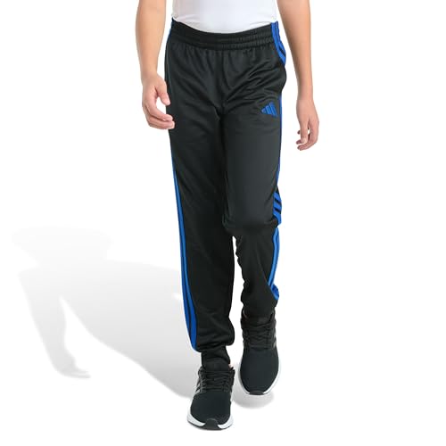 Image of adidas Boys 3-Stripe Jogger Pants | Big and Little Kids | 100% Polyester Athletic Training Pants with Elastic Waistband