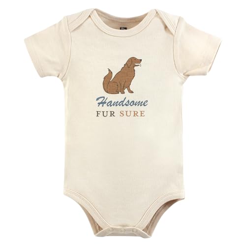 Image of Hudson Baby Unisex Baby Cotton Bodysuits 5-pack