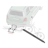 Hyperax Patented Back Saver E-Bike Ramp with License Plate Holder - Max Loading Capacity: 80 lbs per E Bike/Bike,Work ONLY with Hyperax Volt Series Bike Rack. ! Bike Rack is Purchased Separately!