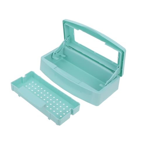 Ipetboom Caja cortaúñas para perros agente de mudanzas Organizador de limpieza para herramientas de manicura Organizador de herramientas para manicura bandejas de plastico palets plastico
