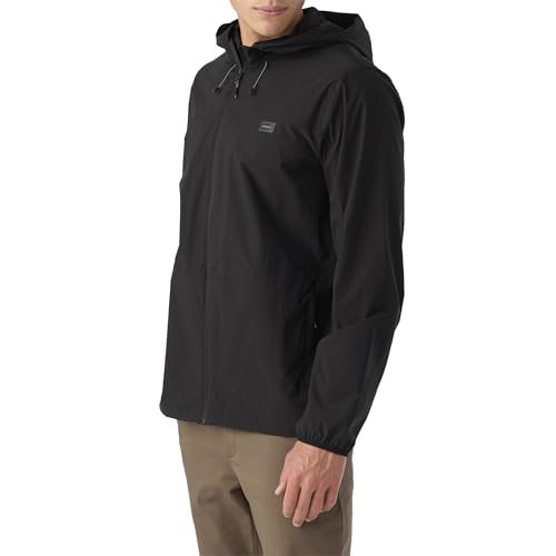 O'NEILL Mens TRVLR Stretch Zip-Up Windbreaker Jacket - Standard Fit Water Resistant Jacket for Men with Hood and Pockets3