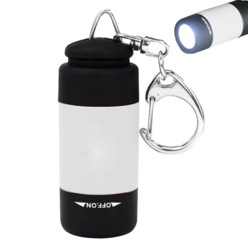 Linternas pequeñas potentes | Linterna LED brillante | Llavero pequeño y extremadamente brillante, linternas resistentes al agua para camping, correr
