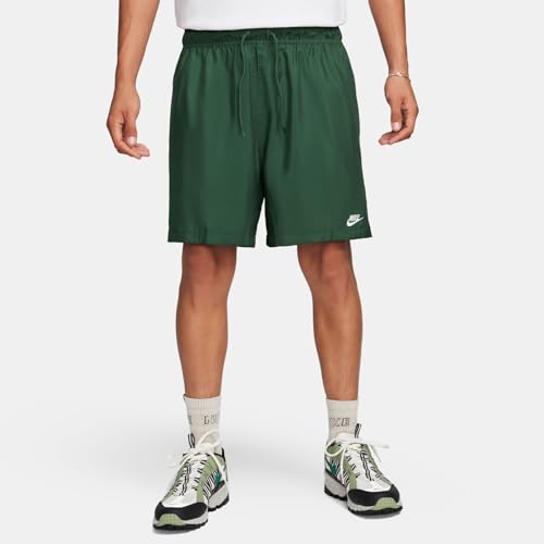 Nike Club Men's Woven Flow Shorts (FN3307-323) (FN3307-323, FIR/White)2