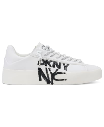 Image of DKNY Womens Ginali Everyday Lace Up Platform Sneaker