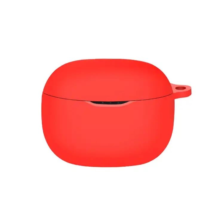 Image of ColorCase Front & Back Full Protection Silicon Case Cover for JBL for Tune Beam - (Red) (Earbuds Not Included)