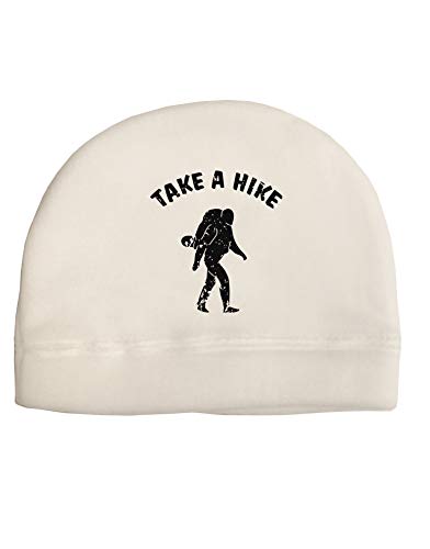 TOOLOUD Take a Hike Child Fleece Beanie Cap Hat White