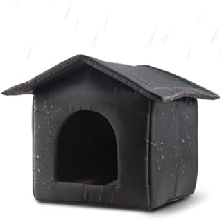 SHENGOCASE Large Waterproof Outdoor Cat House for Winter Multiple Cats, Cat Condo, Warm Weatherproof Insulated Cat Bed Cat Shelter with Cushion for Feral Cat