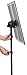 Displays2go 18 x 24 Poster Stand - Telescoping Sign Holder with Tilting Bracket, Aluminum 18 x 24 Sign Stand, Portrait or Landscape - Black (FST1824BLK)