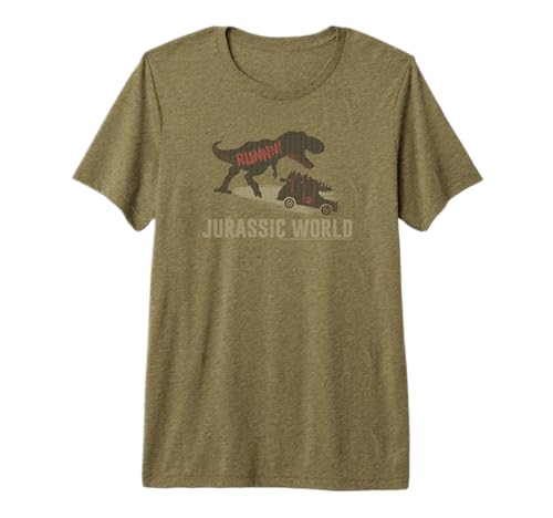 T-Rex Jurassic World t-shirt premium en coton doux durable