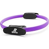 beenax Pilates Ring - Double Handle Exercise Circle, Fitness Magic Circle - Perfect for Yoga, Core Training, Physical Therapy and Toning Thighs, Abs and Legs (Strong & Resistant)