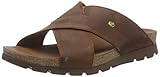 Machte in Spanien Panama Jack Herren Salman Basics Peeptoe Sandalen, Braun (Cuero C1), 45 EU