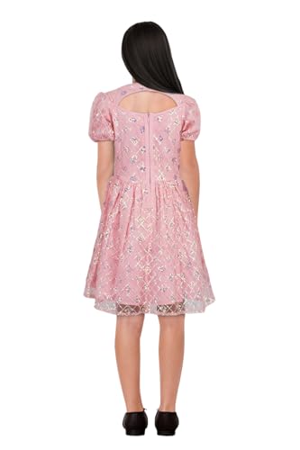 Image of Allen Solly Girl's Polyester A-Line Knee-Length Dress