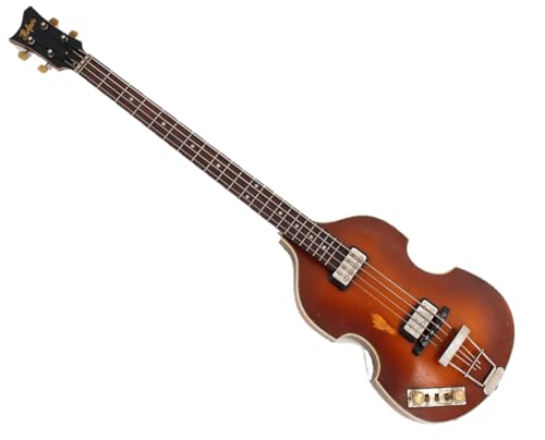 Hofner Violin Bass 1963 Relic Left Handed w/Case - Sunburst