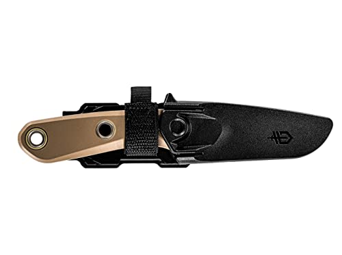 Image of Gerber Gear Principle - Durable, Fixed-Blade Knife - Includes Triple-Mounting Sheath - Great for Bushcrafting & Camping - 7.5 inch - Made in USA - Coyote Brown