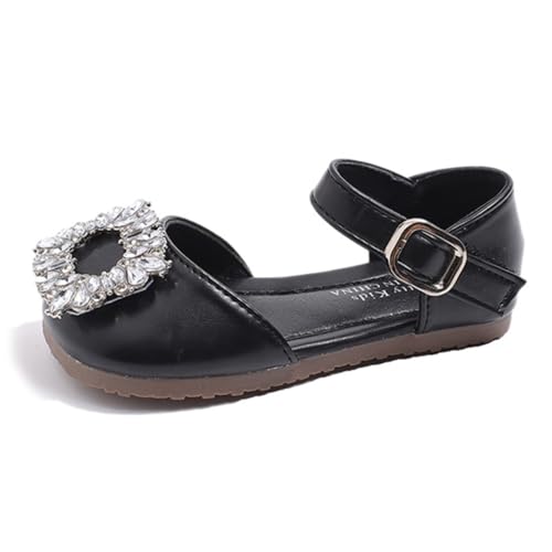 Lovely Girls Sandals Fashionable Rhinestones Decorative Princess Shoes Baby Infants Shoes Flat Heel Sandals Size 26-32 Silver4