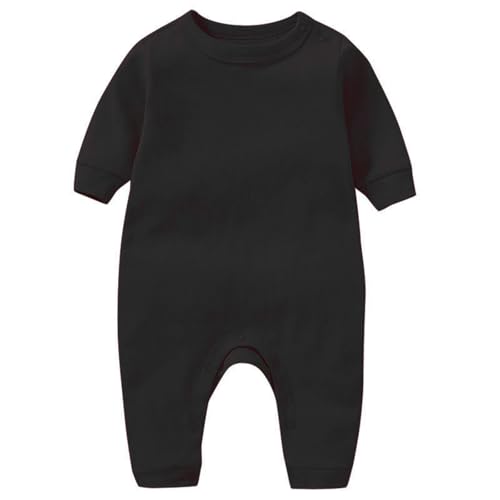 Image of Jomixa Unisex Baby Onesie, Long Sleeve 100% Cotton Baby Clothes, Baby Footless Jumpsuit