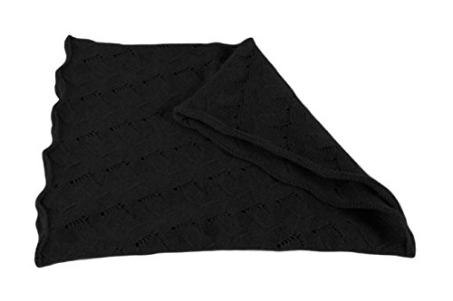 Womens 100% Cashmere Infinity Scarf Snood - Black - made in Scotland by Love Cashmere RRP $150,One Size,Black3