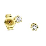 Dieses Juwel besteht aus natürlichen Diamanten / Diamanten aus konfliktfreien Quellen. Die Farbe der Diamanten ist GH, die Klarheit ist I1 und das Gewicht beträgt 0.12 Karat.
