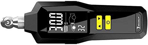 Close-up of Michelin 12294A display showing current and target PSI