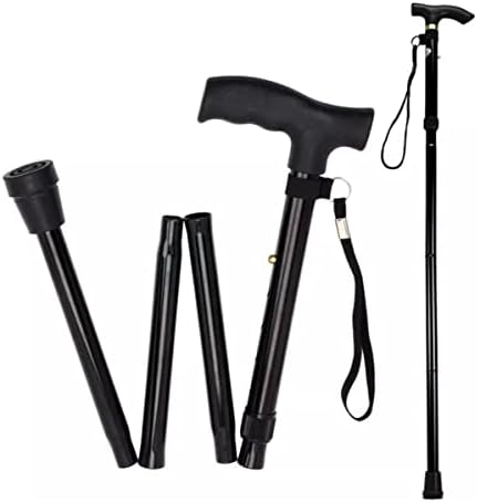 Bengala De Metal Dobrável Com Regulagem De Altura