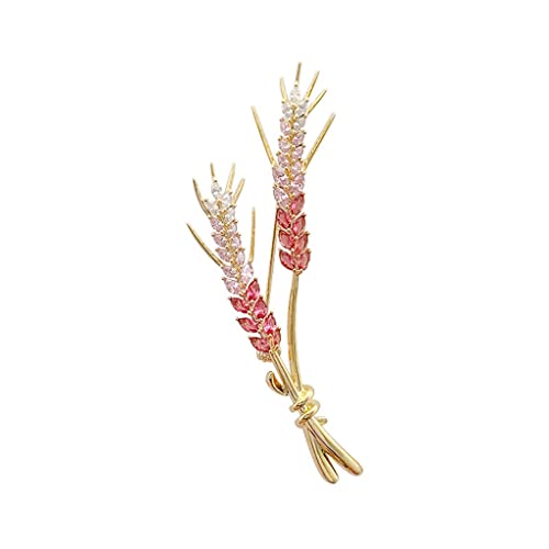 Broche de plante en strass pour illuminer une veste sombre et terne