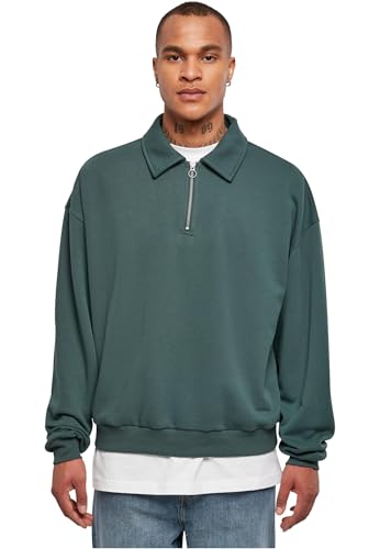Maglietta Collar Crew Bottiglia XL uomo verde