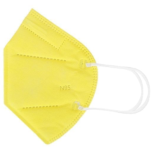 Image of N95 Mask White & Grey combo for Adult Reusable & Washable Certified by ISO CE