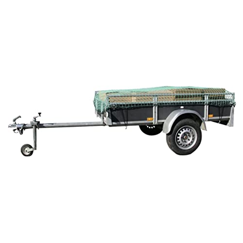 Kerbl Abdecknetz (Anhängernetz; Netz für Fahrzeuge, Anhänger) 2 x 2,5 m, Maschenweite 30 mm, Materialstärke 1,8 mm, Nr. 37260, Grün