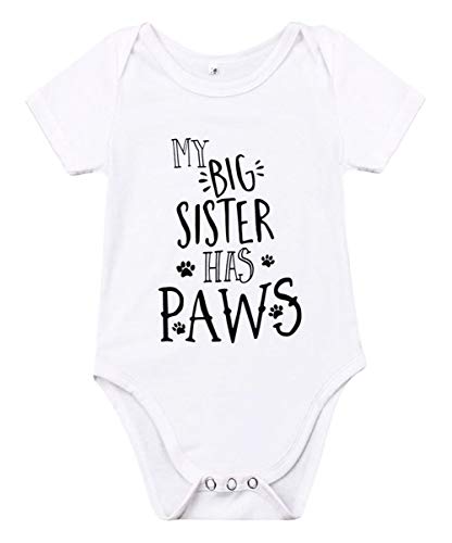 Image of MAINESAKA Newborn Baby GOT My Mind ON My Mommy Paws Funny Bodysuits Rompers Outfits Grey 0-18M