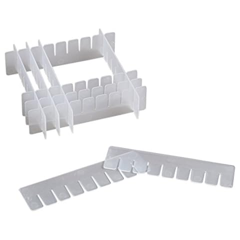 Camlab Plastics RTP/72701-DN Dividers Box, Height Adjustable, Natural (Pack of 16) Cover