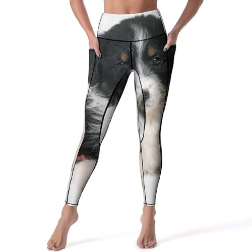 Legging yoga taille haute anti glisse pantalon fitness gym femmes S