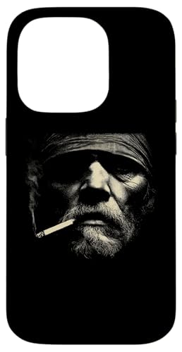 Carcasa para iPhone 14 Pro Cara Grizzled para Fumar Cigarrillos Urban Grit