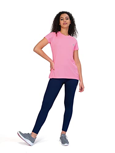 Image of TECHNOSPORT Women's 100% Polyester Regular Fit T-Shirt