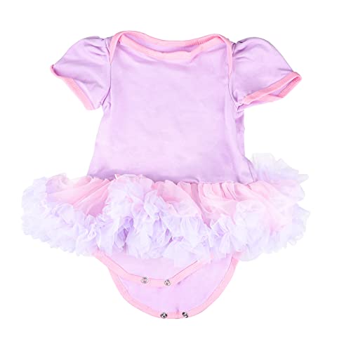 VICASKY Baby Girl One-piece Dress Khaki Mesh Skirt Comfortable Material Perfect for Birthday Party and Holiday