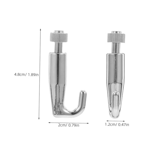 Image of 2pcs Sailor Hook Picture Hanging System Heavy Duty Picture Hangers Adaptable Hanging Wire for Galleries Offices