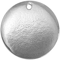 ImpressArt Circle, Artisan Stamping Blanks (4, Pewter)