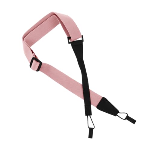 Alipis Correa para Ukelele Rosa Ajustable Perforación Accesorio Práctico para Instrumentos de Cuerda...