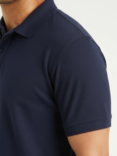 Image of Premium Cotton Pique Polo T-Shirt for Men | Half Seelves Regular Fit | Polo Neck - Ultra-Soft Breathable Fabric | Moisture Wicking