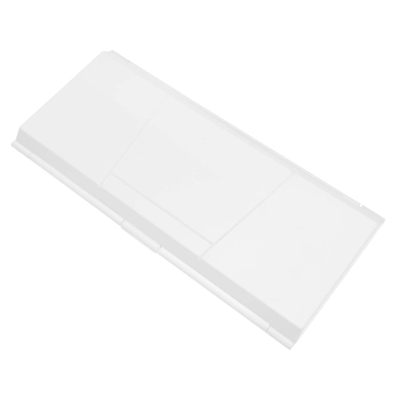 OSALADI Watercolor Folding Mixing Box with Cover Compartments Art Paint Box for School Portable Palette for Watercolors Durable Easy to Carry White