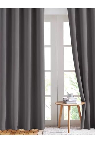 Fon Perde, Cortibo Blackout Karartma Füme, 100 x 250