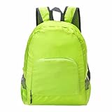 Lmagice Lightweight foldable backpack outdoor mountaineering bag travel backpack bag Green