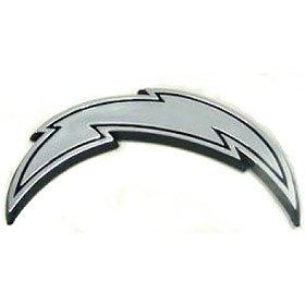 San Diego Chargers Silver Auto Emblem