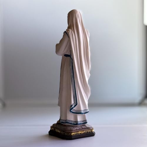 Estatua Madre Teresa de Calcuta de resina 11.5 pulgadas miniatura 4