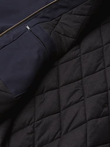 Carhartt Men's Quilted Flannel Lined Duck Active Jacket J140,Dark Navy,Large #TOP2