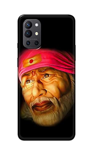 Image of PRINTFIDAA Sai Baba Lord Shiridi Great God Hinduism Religious Hard Back Cover for OnePlus 9R Back Cover -(P6) KAT1002